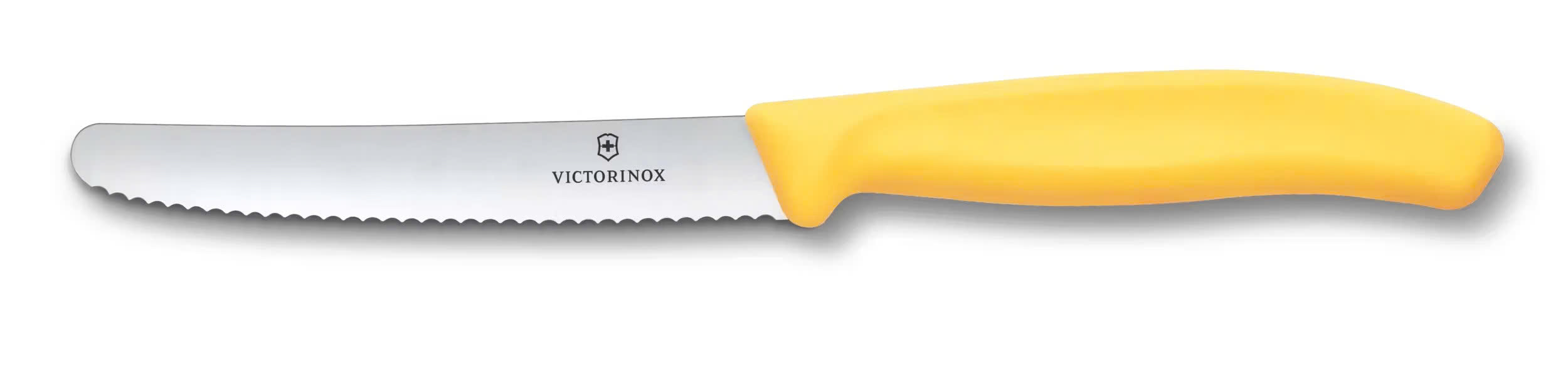 Dao Bếp Victorinox 6.7838.C1 Lưỡi răng cưa 11cm màu Vàng(Mẫu Mới)