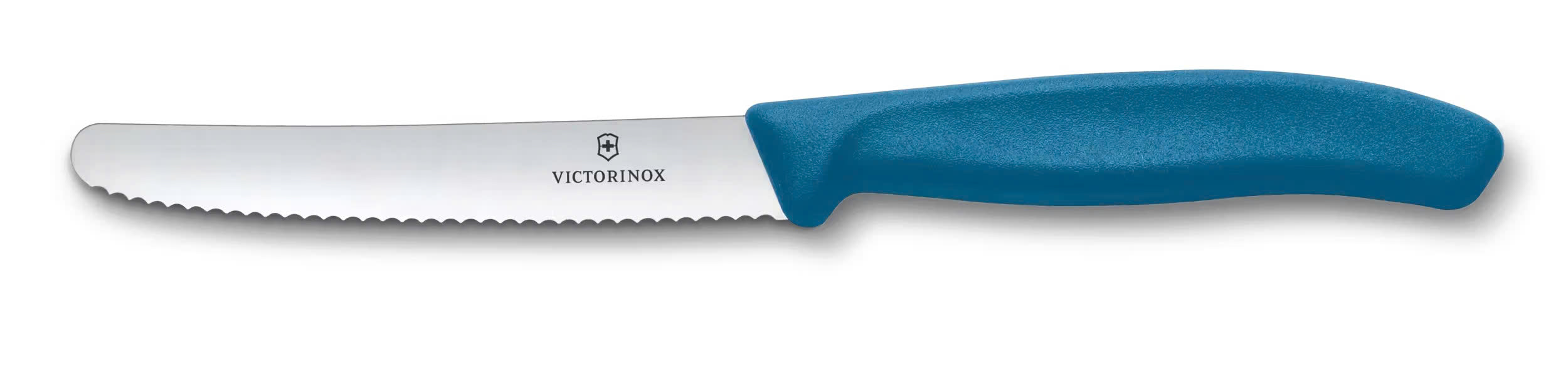 Dao Bếp Victorinox 6.7832.C1 Lưỡi răng cưa 11cm màu Xanh Da Trời