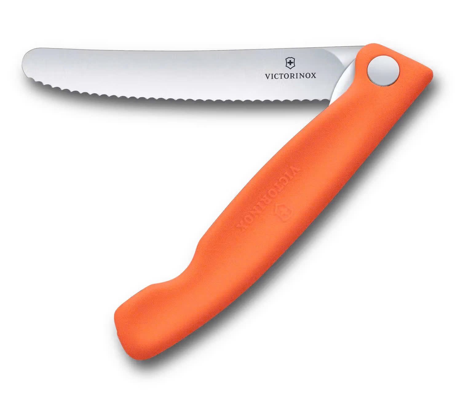 Dao Xếp Victorinox 6.7839.FC1 lưỡi răng cưa 11cm màu Cam (Mẫu Mới)