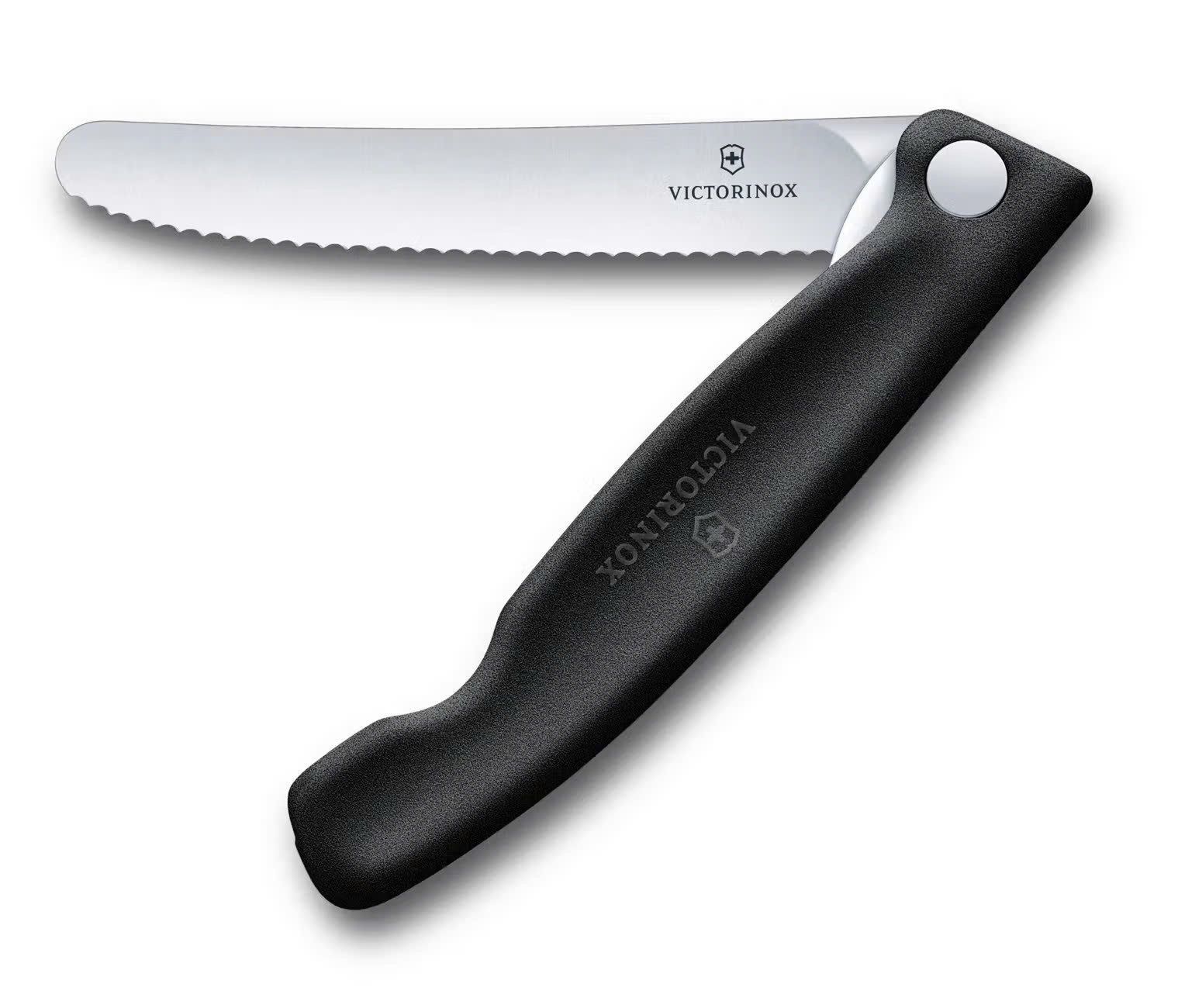 Dao Xếp Victorinox 6.7833.FC1 lưỡi răng cưa 11cm màu Đen (Mẫu Mới)