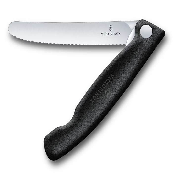 Dao Xếp Victorinox lưỡi răng cưa 11cm (Mẫu Mới) - Nhiều màu