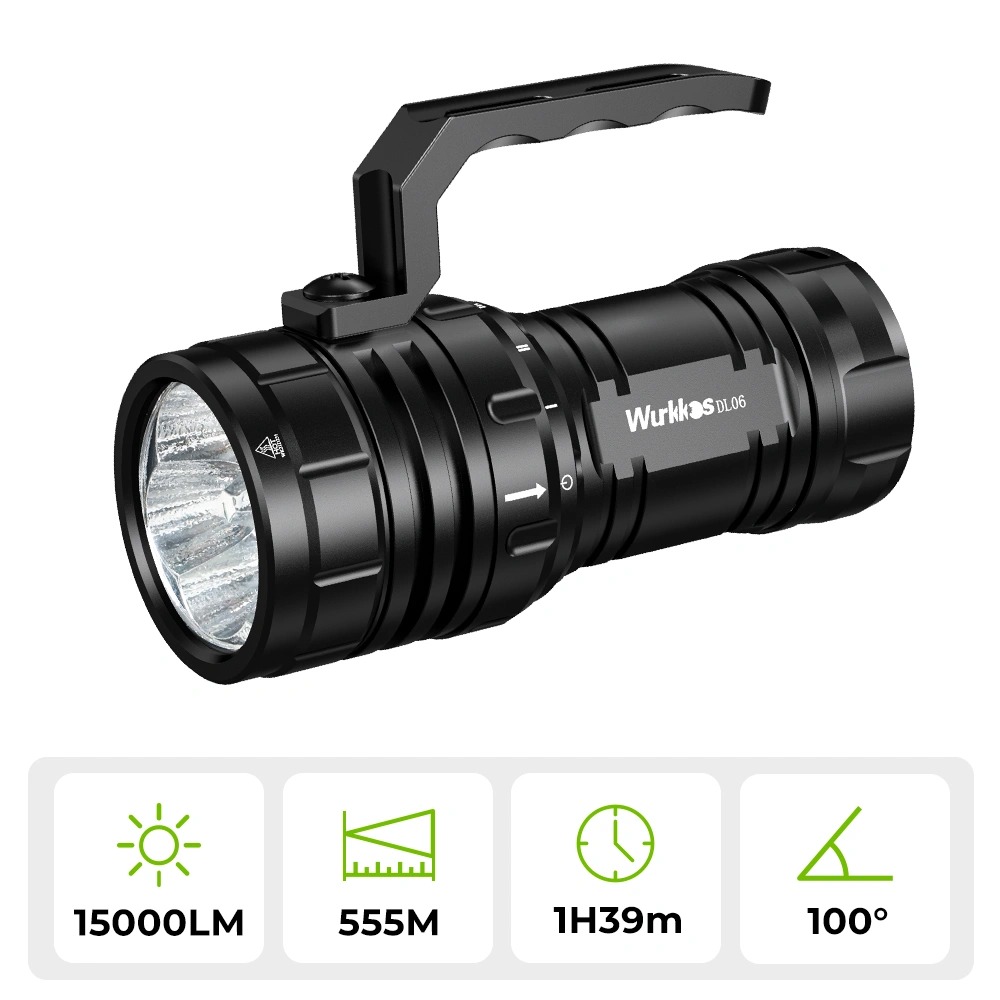 Đèn Pin Lặn Wurkkos DL06 - 15.000 Lumens