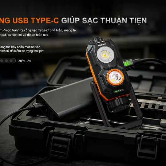 Đèn pin Fenix WT26RM - 2500 lumen
