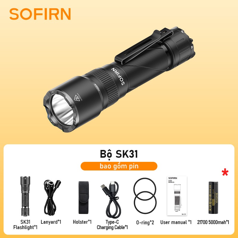 Đèn pin SOFIRN SK31 (6800 Lumens)