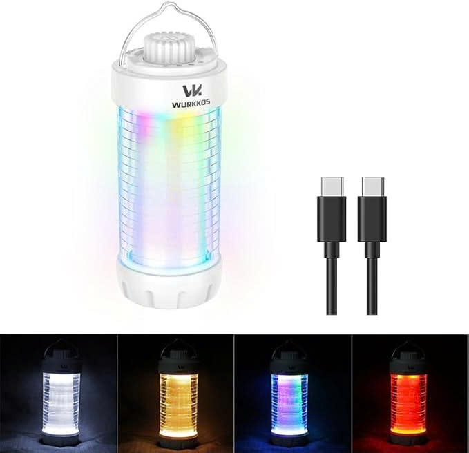 Đèn pin cắm trại WURKKOS-CL01 ( 550lumen)