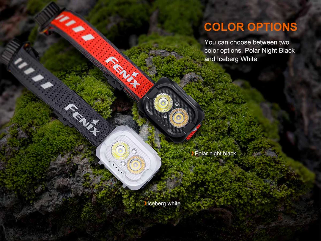 Đèn pin đội đầu FENIX HL18R-T V2.0 (800 Lumens) - màu Iceberg White