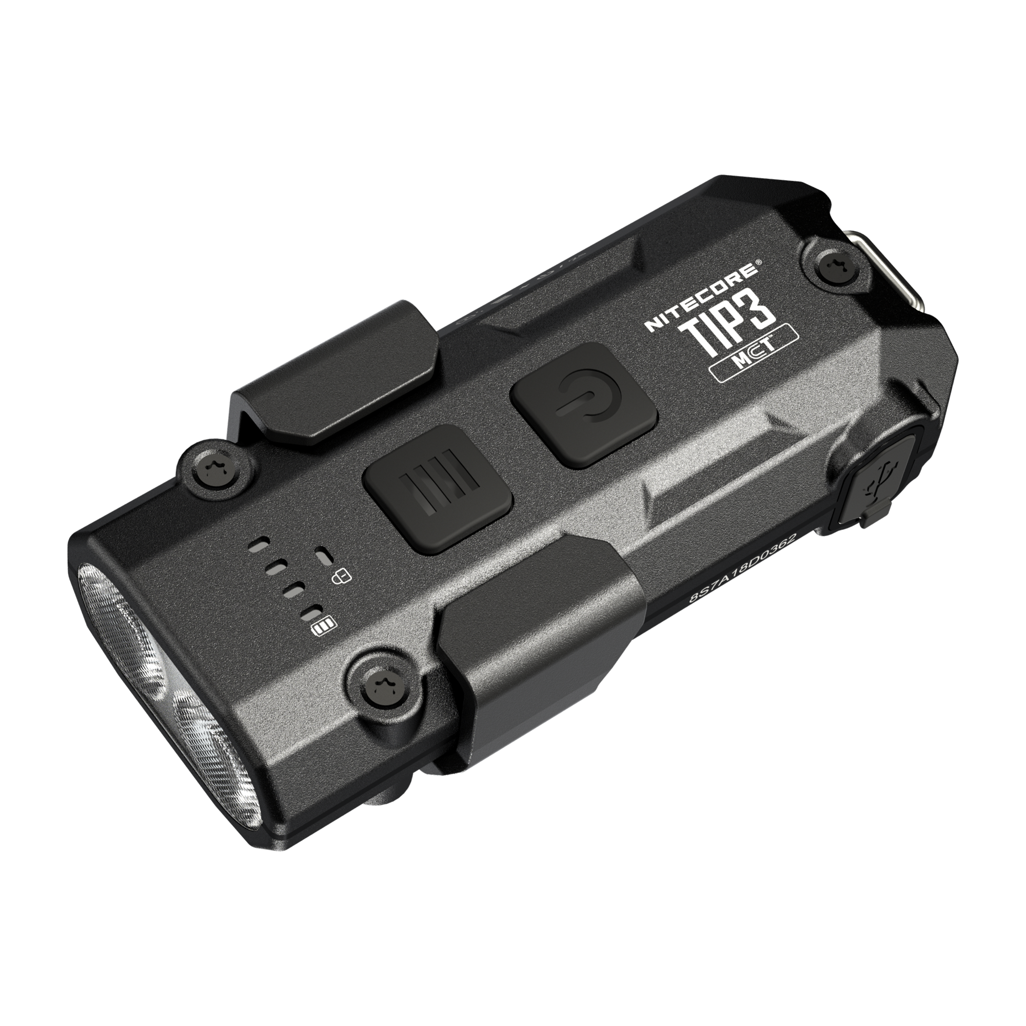 Đèn pin móc khóa NITECORE TIP3 (720 Lumens) - màu đen Black