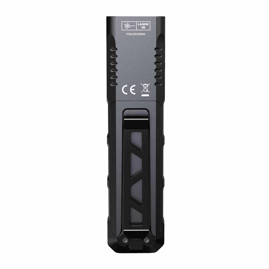 Đèn pin thân dẹt Fenix E08R UE (1600 Lumens) - tích hợp Laser xanh lá, Led đỏ