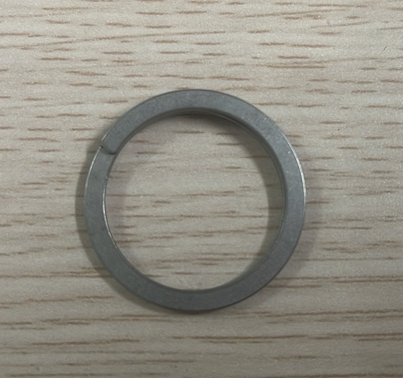 Móc khóa tròn dẹt EDC - Thép không gỉ - Loại EDC Key Press (RING.Ss.Press.30mm)