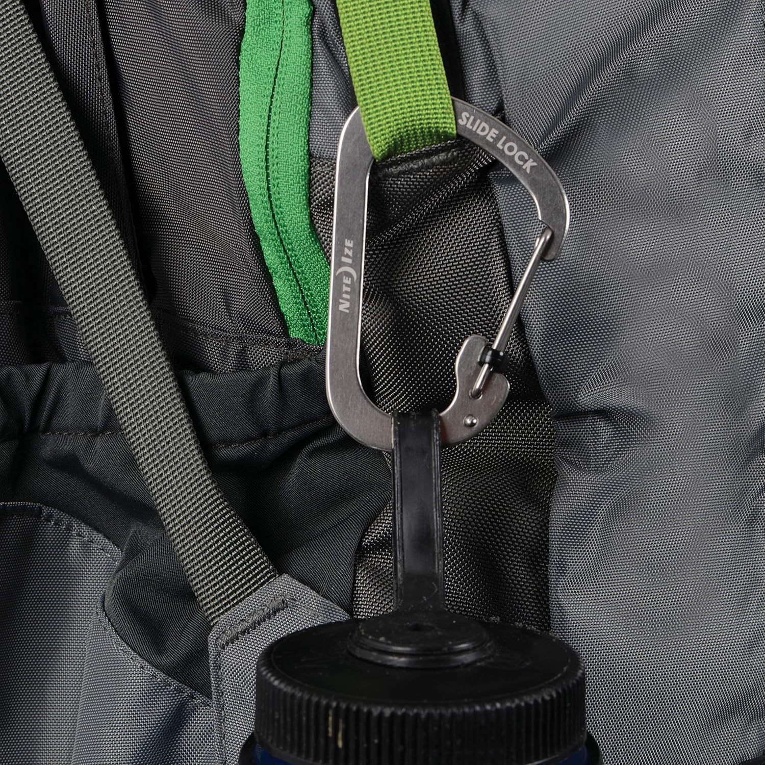 Nite Ize - Móc khóa CSL2-11-R6 - Slidelock Size #2 Carabiner (Thép không gỉ)