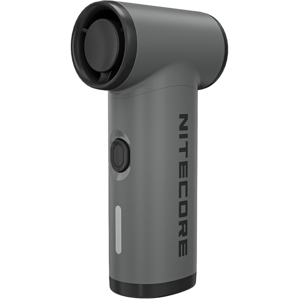 Quạt phản lực cầm tay NITECORE NEF NANO (màu xám) - siêu nhẹ, pin 2000mAh