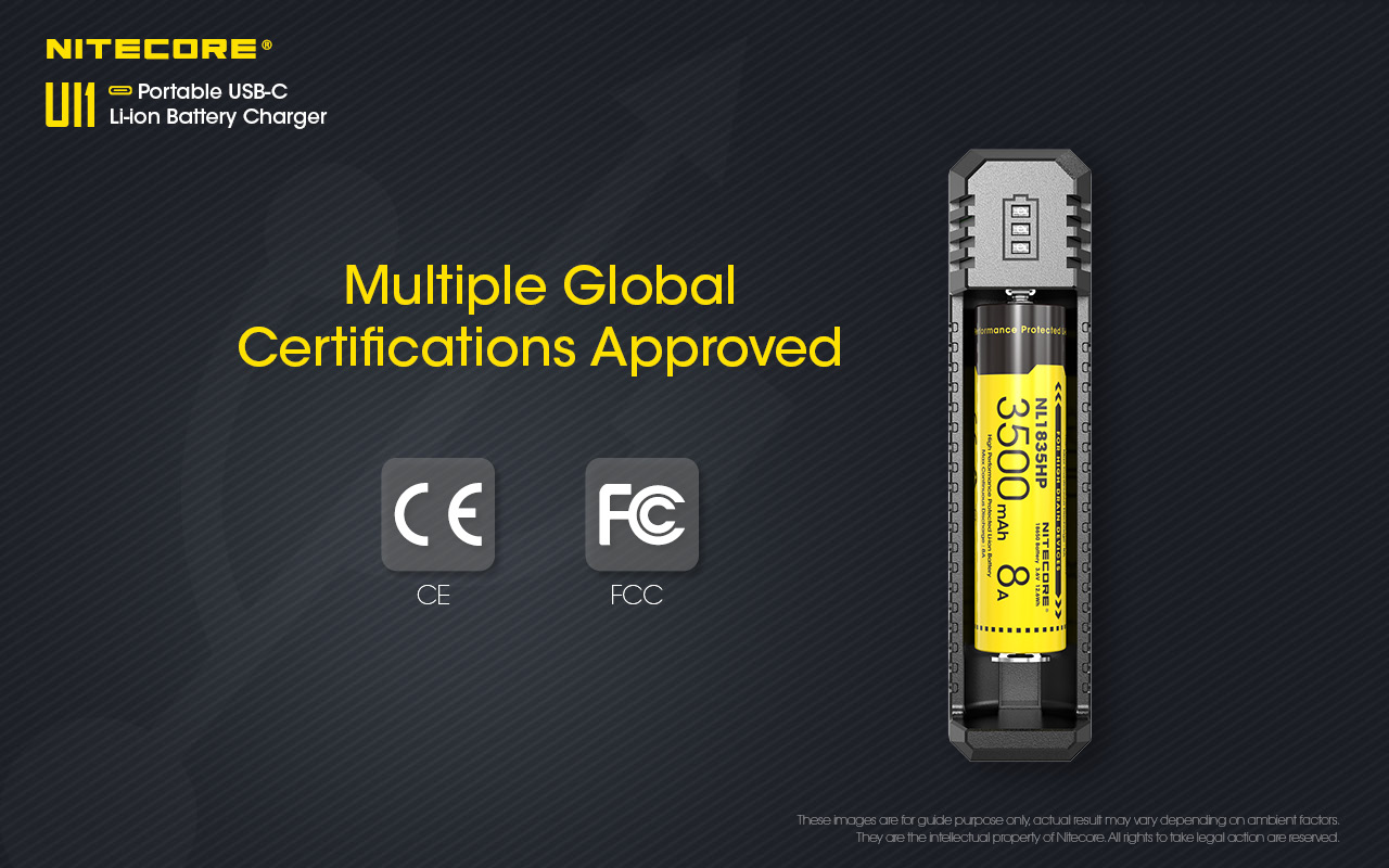 Sạc pin Nitecore UI1 (18650, 21700, 18350, 20700)
