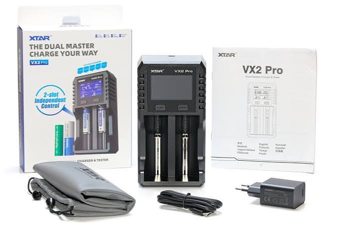 Sạc pin đa năng Xtar 2 Khe VX2 pro