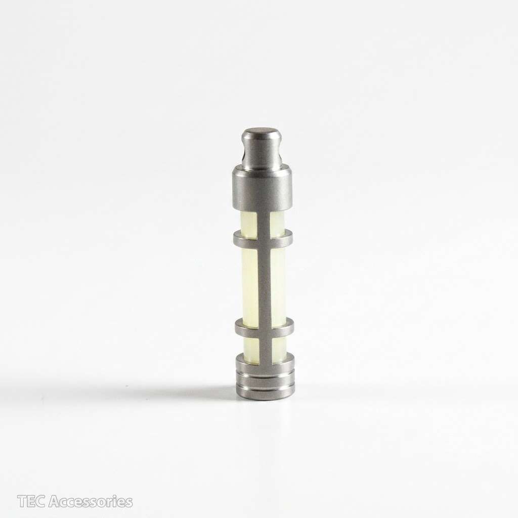 TEC - Glow Fob Stainless Steel TEC-S3 - Vỏ Thép không gỉ và Phát sáng dạ quang