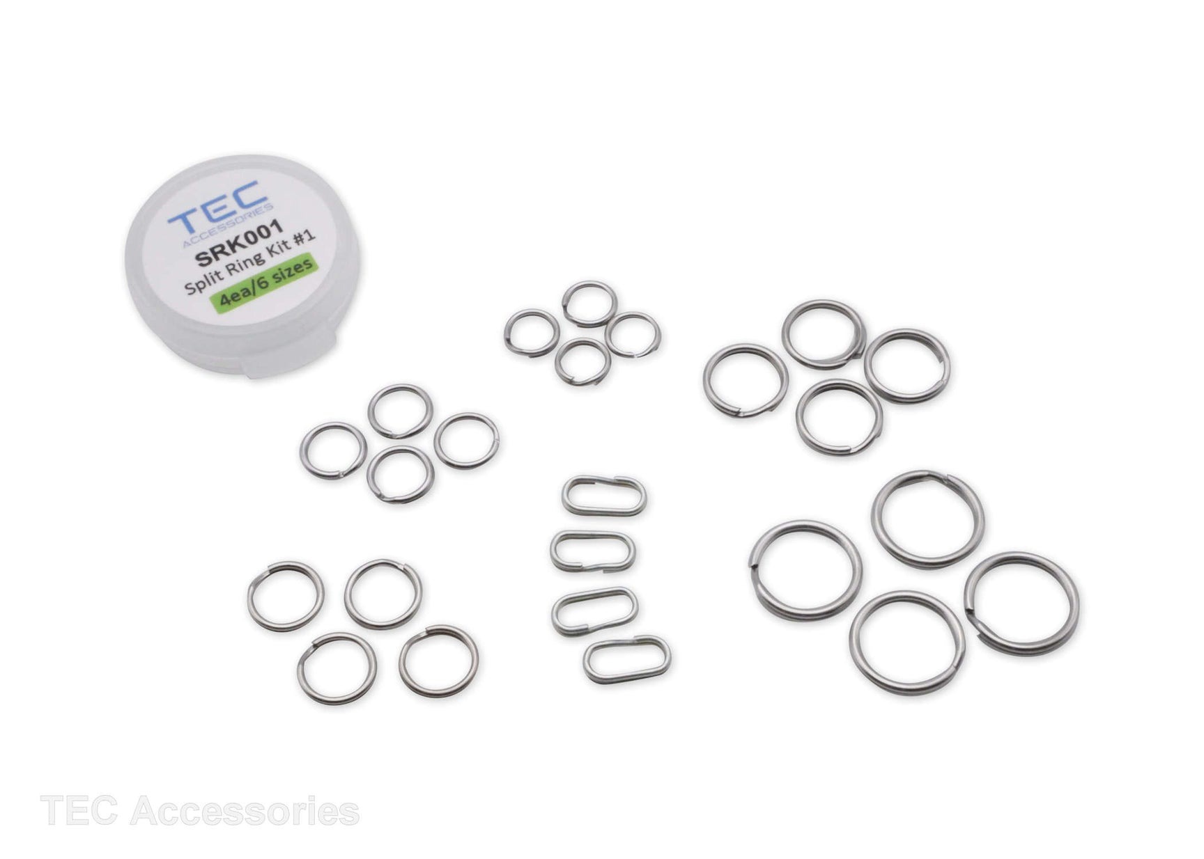 TEC - Hộp móc khóa Tổng hợp - Split Ring Kit #1