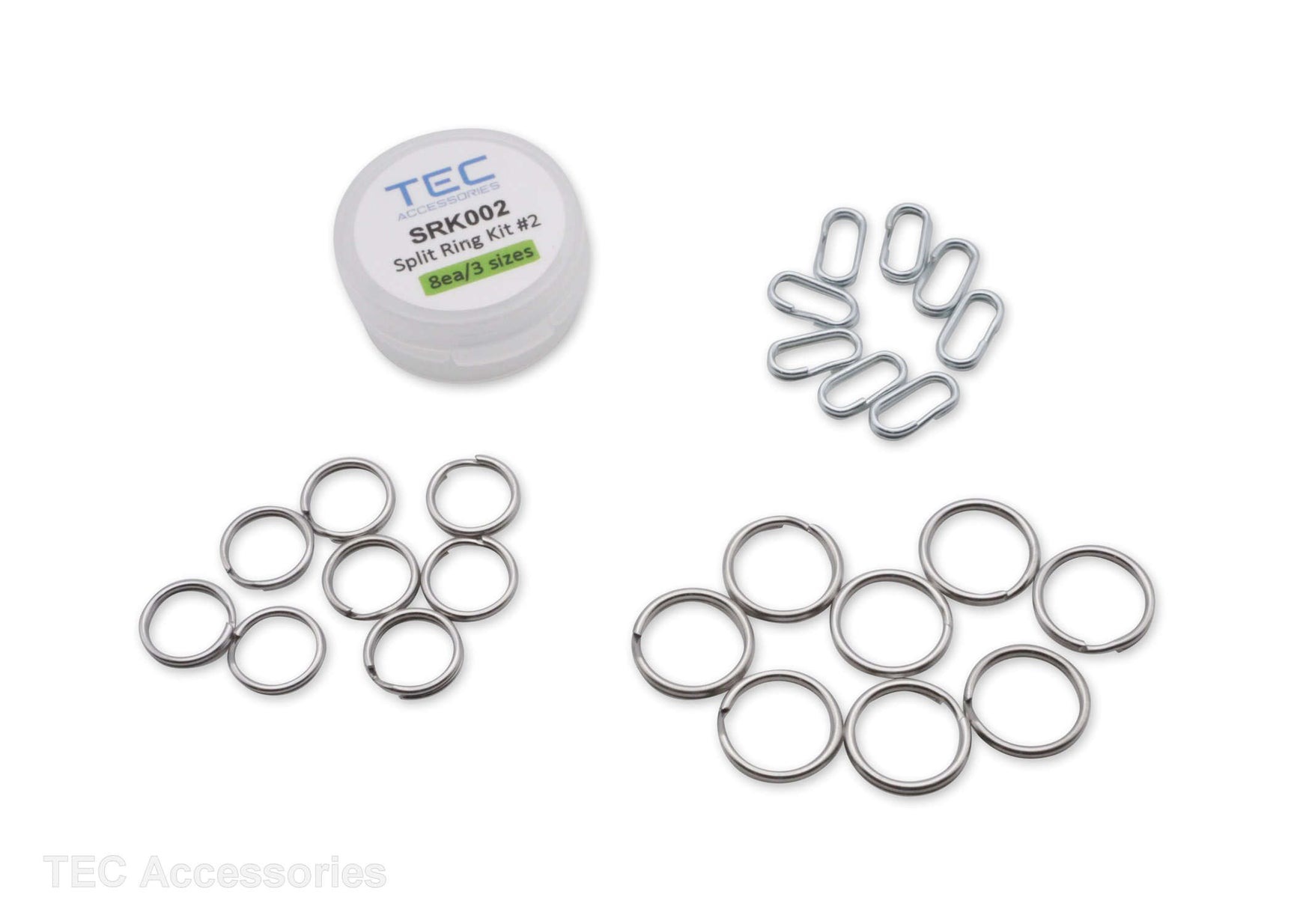 TEC - Hộp móc khóa Tổng hợp - Split Ring Kit #2