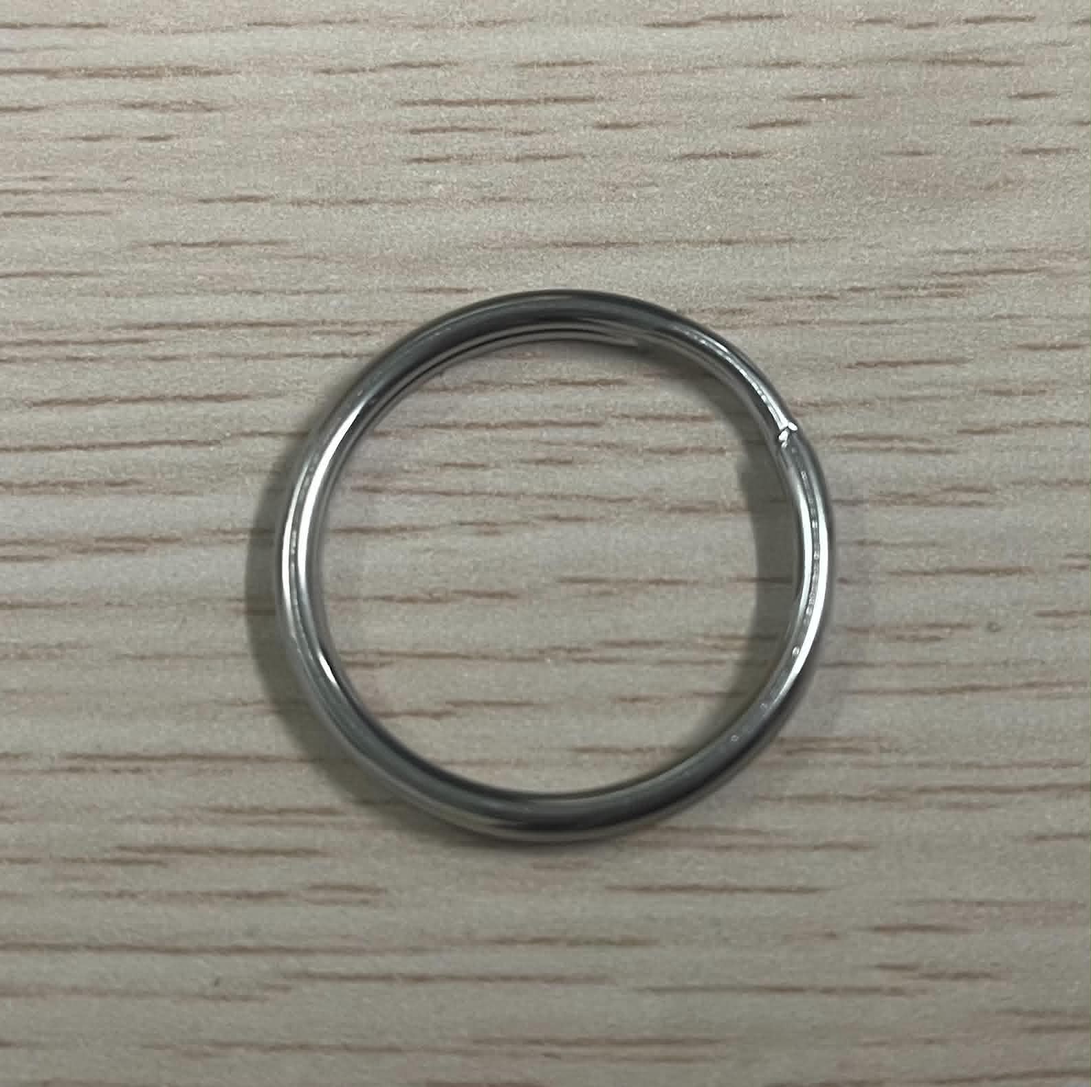 TEC - Móc khóa tròn Split Ring (Size #4 - Thép không gỉ)