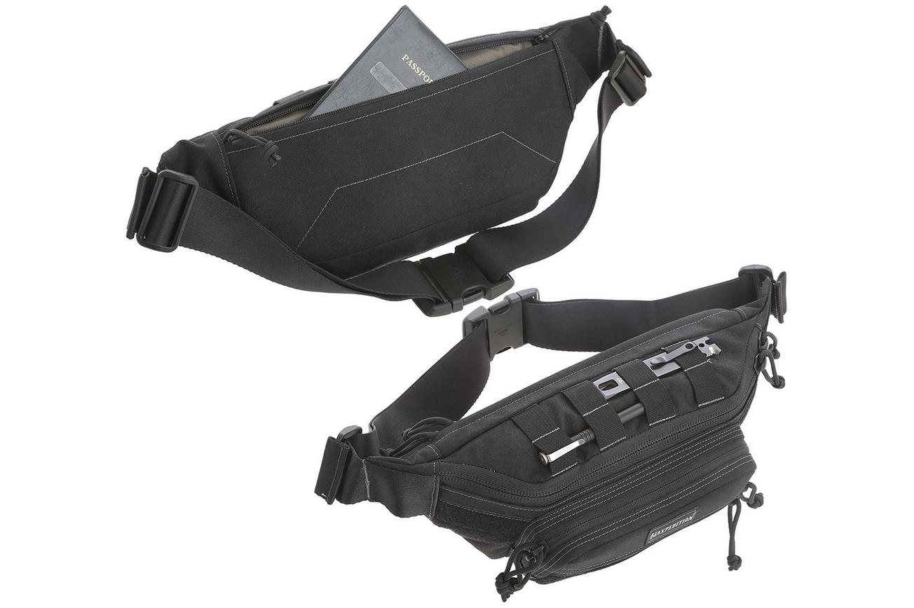 Túi đeo hông EDC Maxpedition Keystone Versipack 0456B (Đen) - Chính Hãng