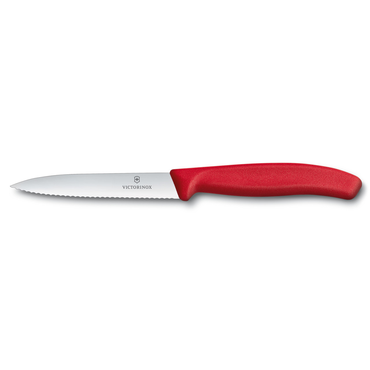 Victorinox - Dao bếp Paring Knives màu Đỏ ( lưỡi răng cưa 10cm)