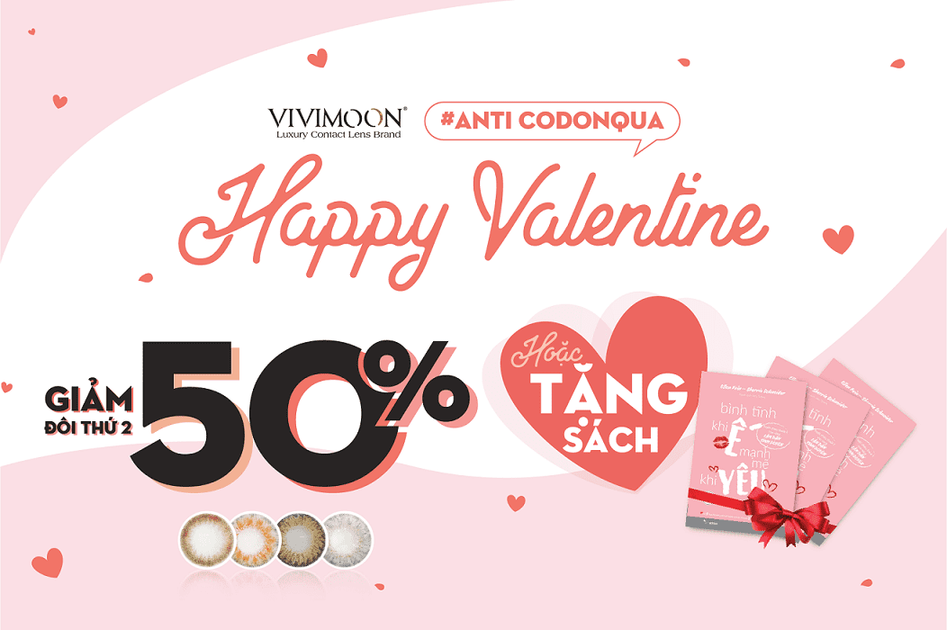 Happy Valentine - #AntiCODONQUA tại 2 cơ sở 33ATôn Đức Thắng- HN và 515 Điện Biên Phủ -HCM