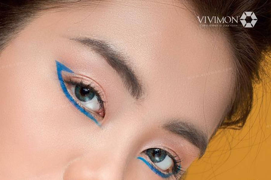 Phối hợp lens màu xanh cực chuẩn giúp nâng tầm nhan sắc