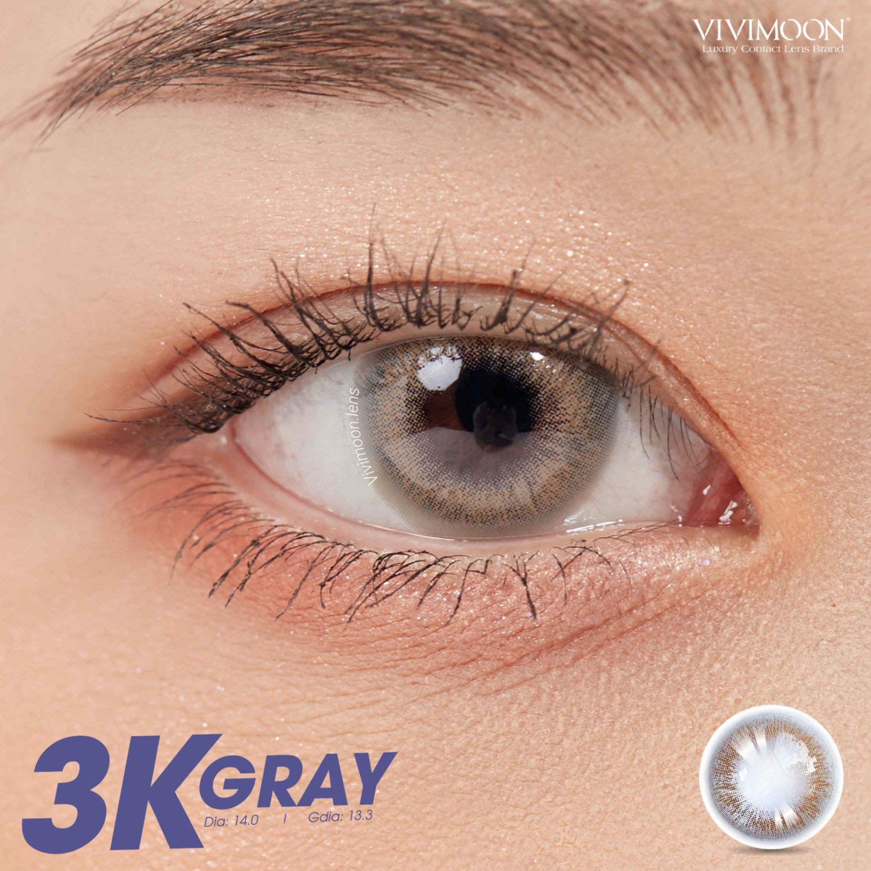 Top 5 mẫu Lens xám tây nổi bật - Tôn vinh vẻ đẹp đôi mắt