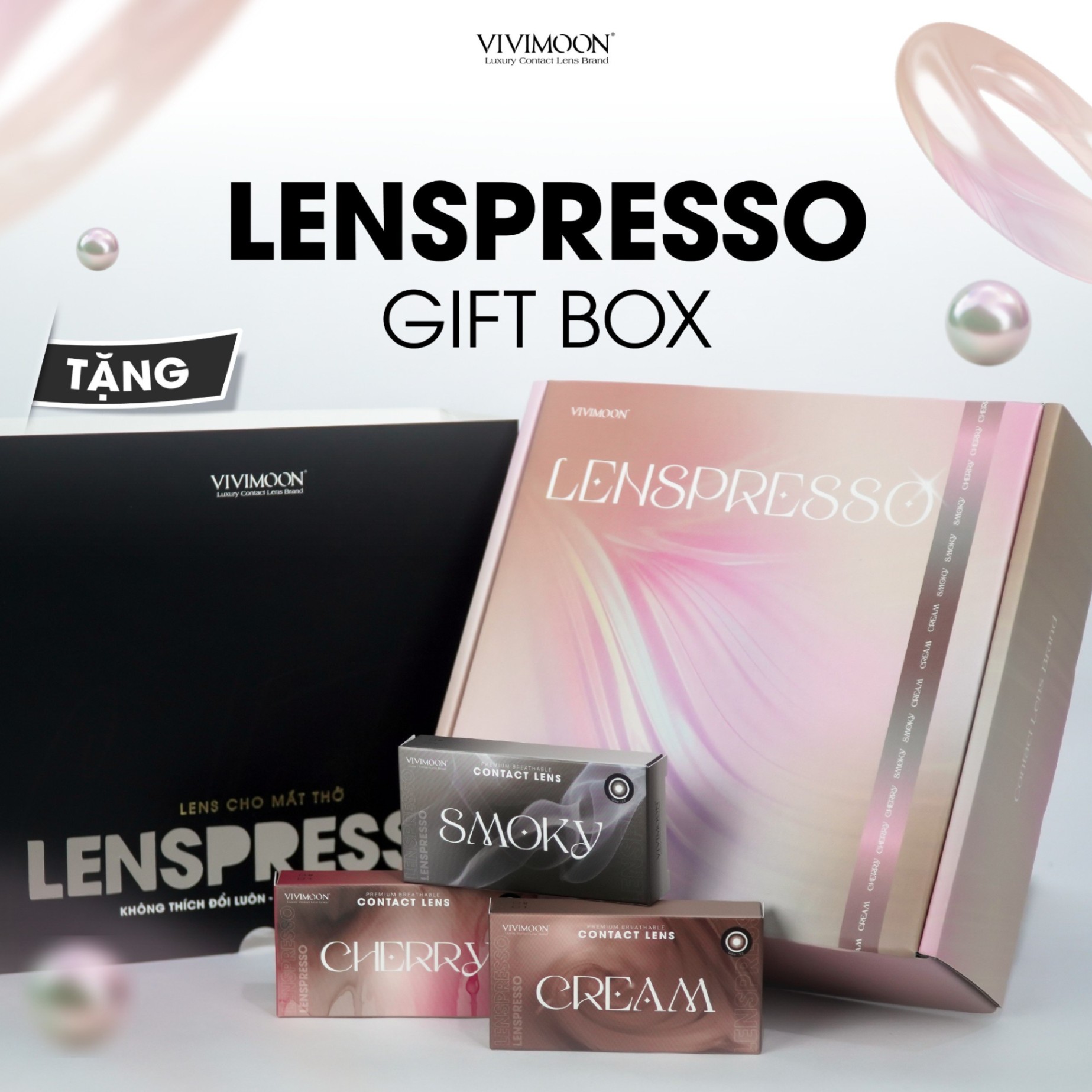 RA MẮT BST LENS CHO MẮT THỞ PHUN MÀU #LENSPRESSO