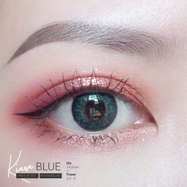 lens màu xanh Kiara Blue(Kiara Turquoise)
