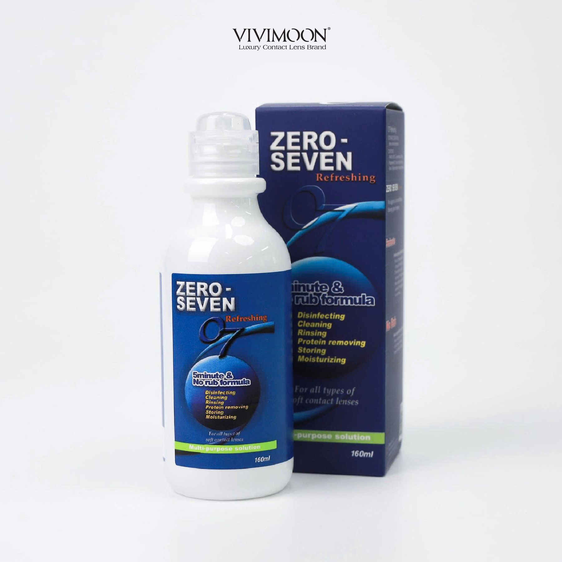 Dung dịch bảo quản kính áp tròng ZERO SEVEN (160ml)