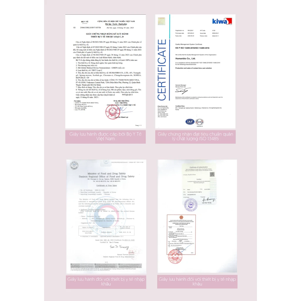 Dung dịch ngâm, bảo quản kính áp tròng EYE PLUS MULTI SOLUTION
