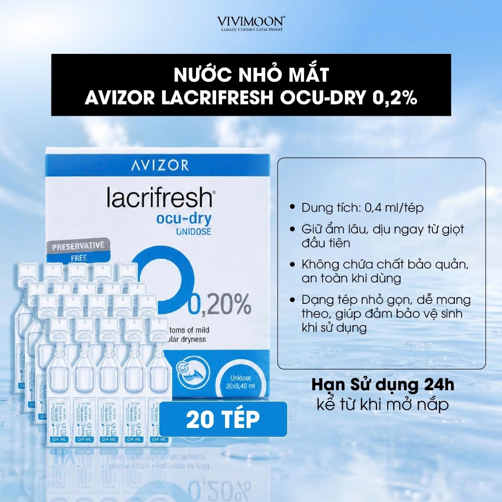 Hộp dung dịch nhỏ mắt Avizor