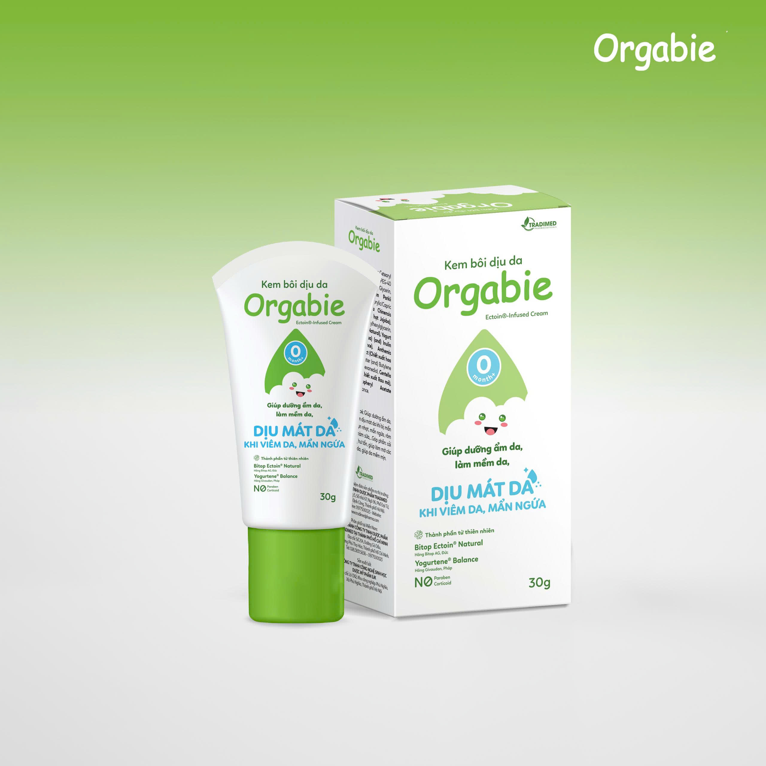 Kem bôi dịu da Orgabie 30g