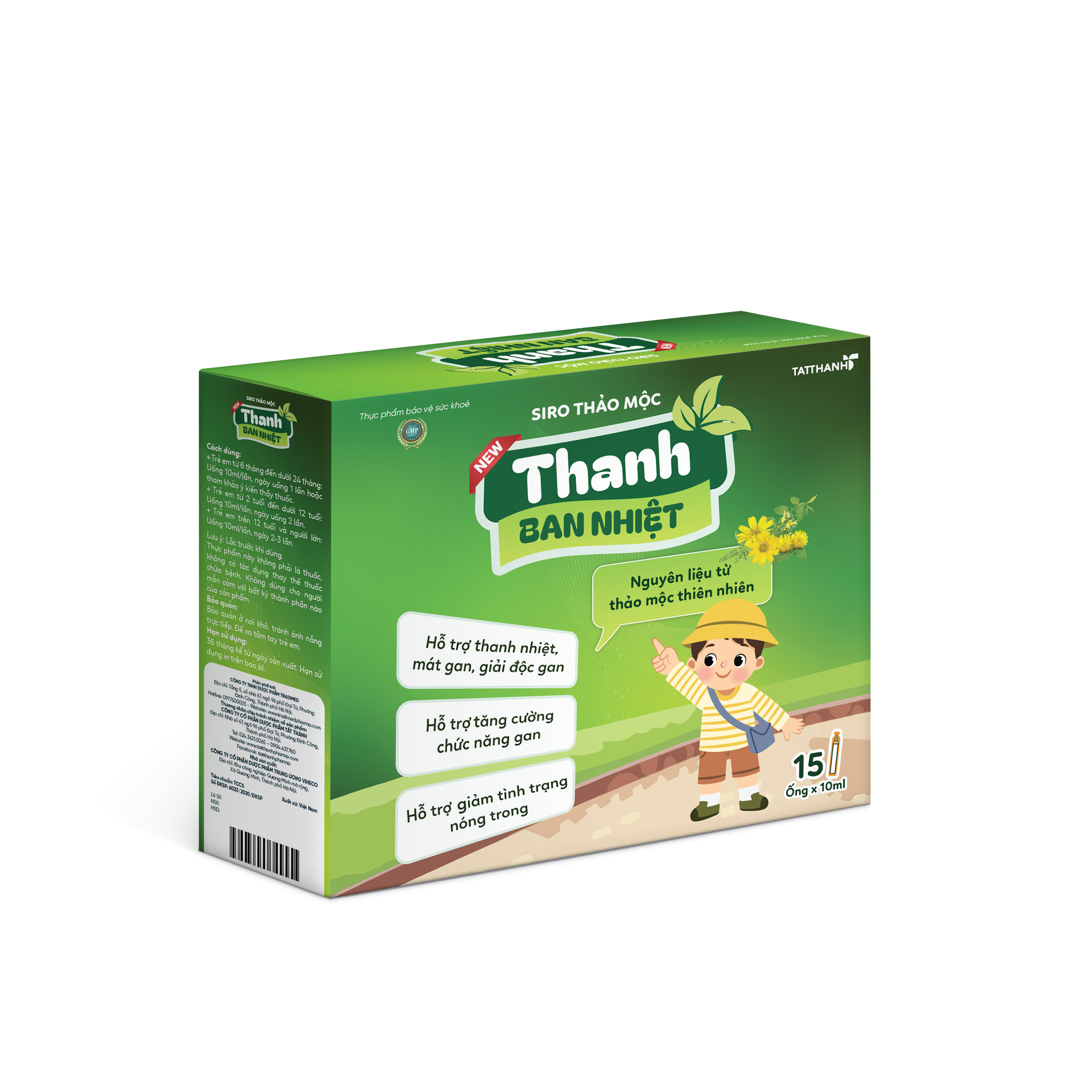 TPBVSK Siro Thảo Mộc Thanh Ban Nhiệt