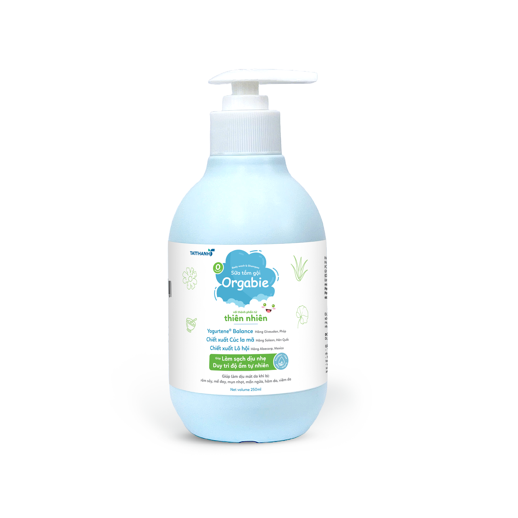 Sữa tắm gội Orgabie 250ml