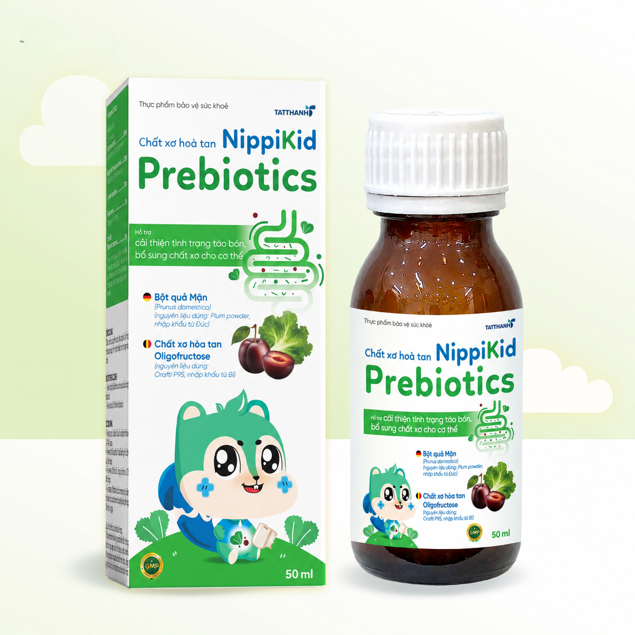 TPBVSK Chất xơ hòa tan NippiKid Prebiotics (Hộp 01 chai 50 ml)