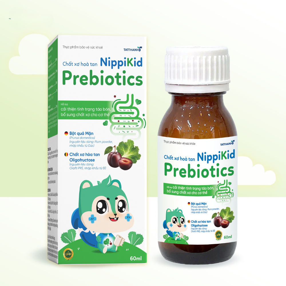 TPBVSK Chất xơ hòa tan NippiKid Prebiotics (Hộp 01 chai 50 ml)