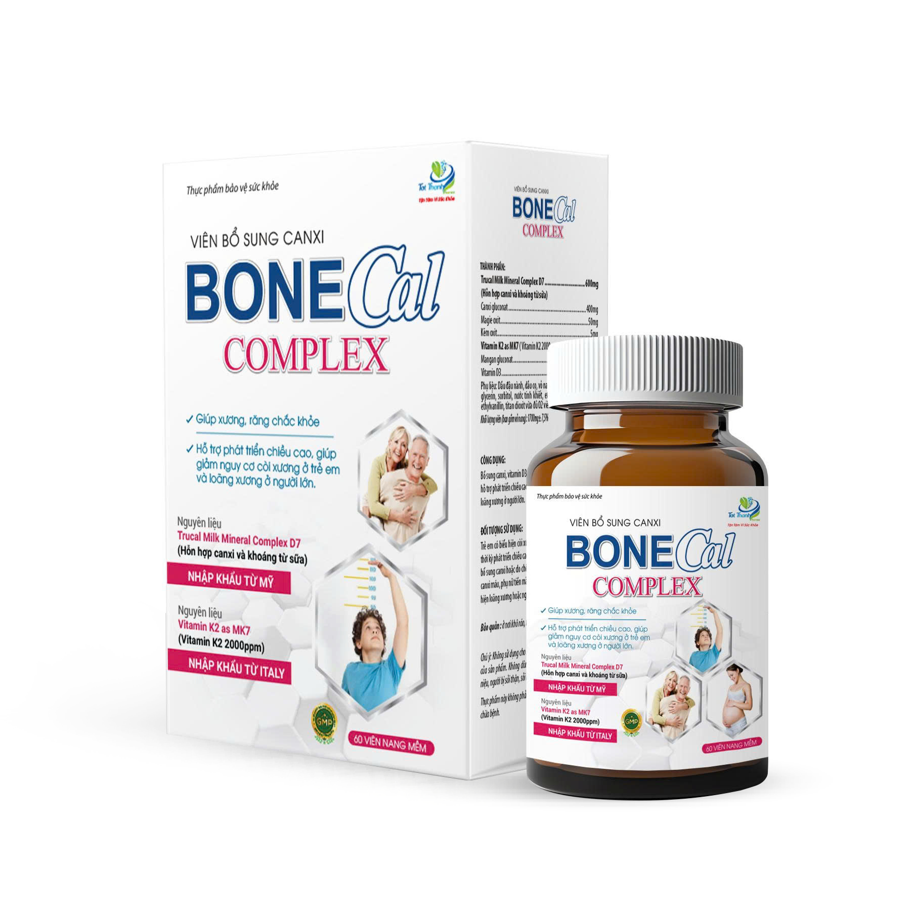 TPBVSK Viên bổ sung Canxi Bonecal Complex (30viên)