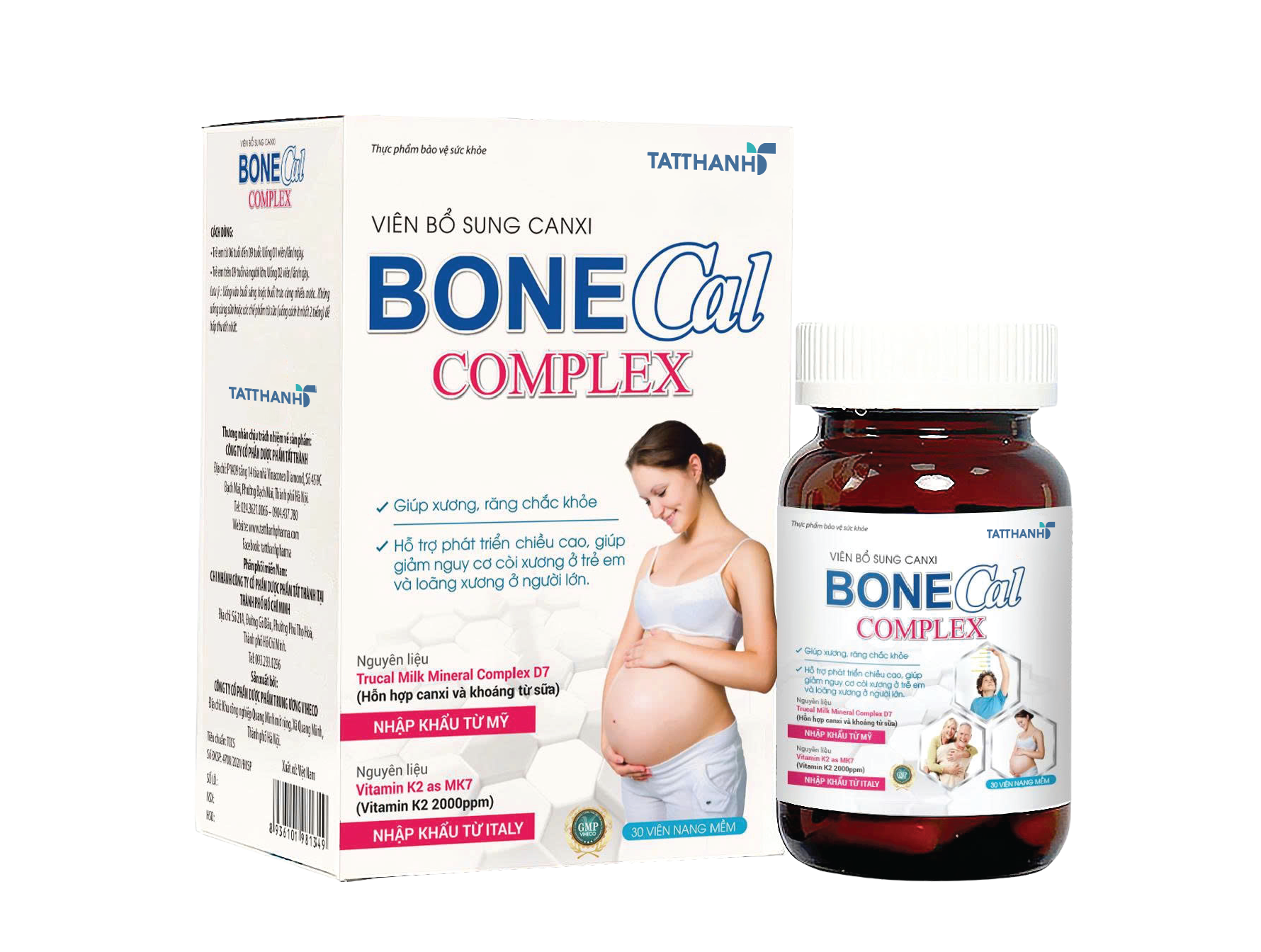 TPBVSK Viên bổ sung Canxi Bonecal Complex (30viên)