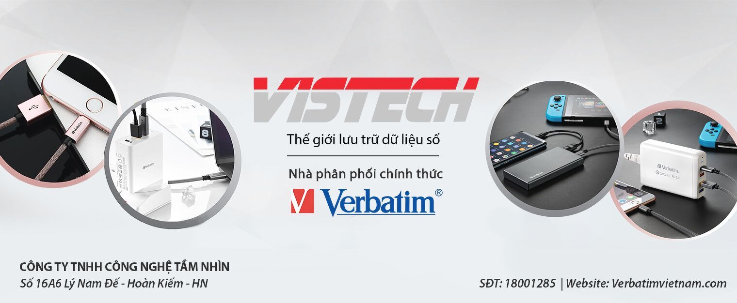 Banner trang chủ vistech-verbatim