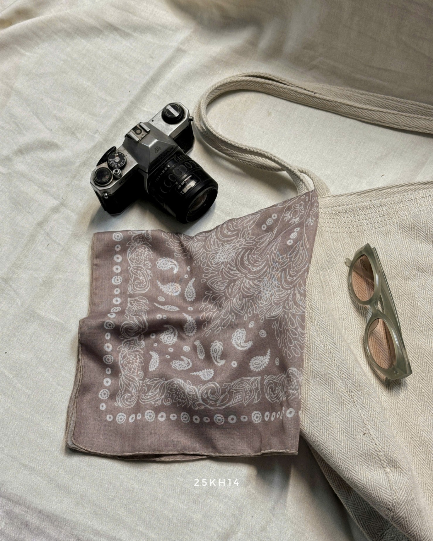 Khăn bandana 25KH14 - HỒNG