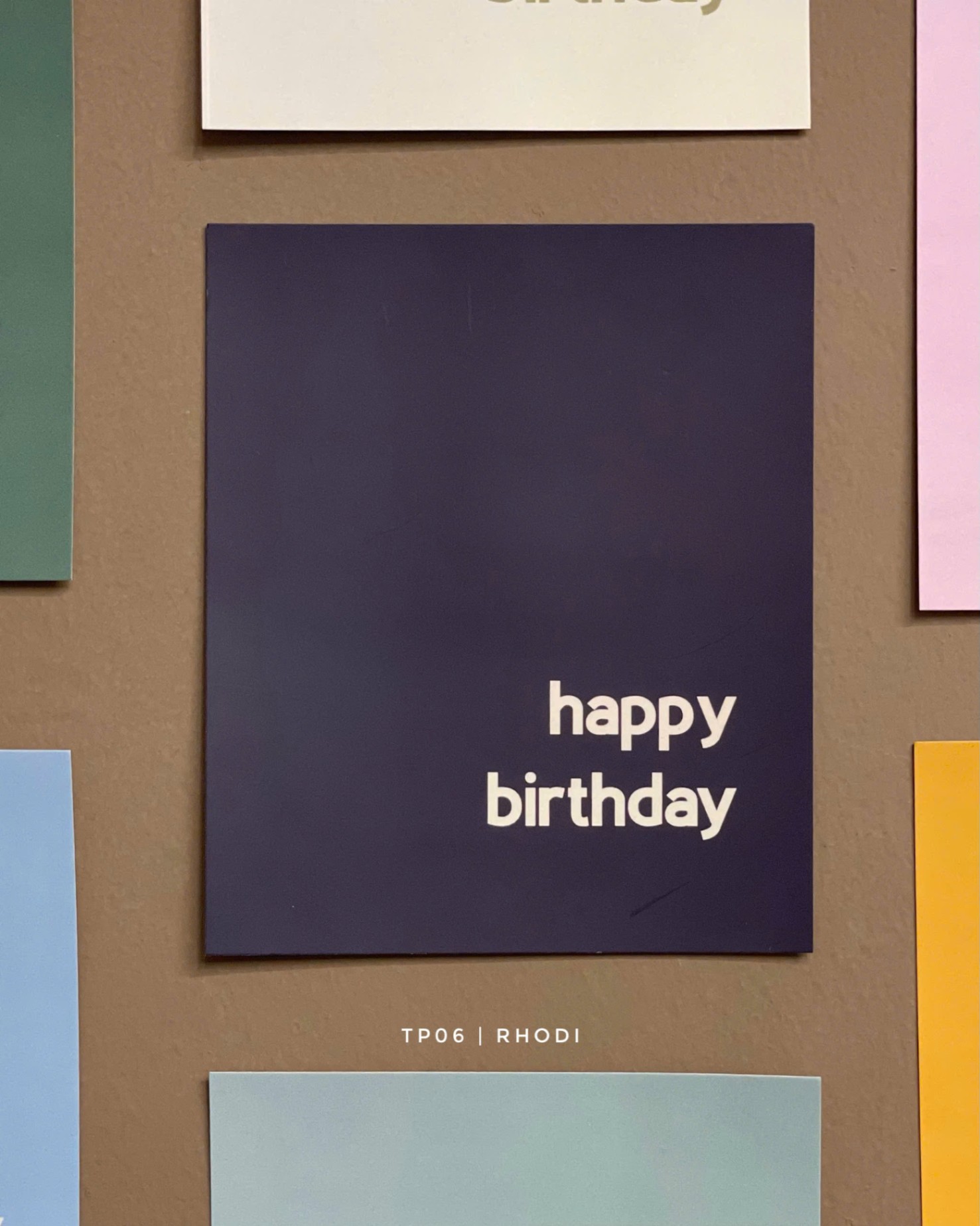 Thiệp TP06 HPBD - THAN TRẮNG