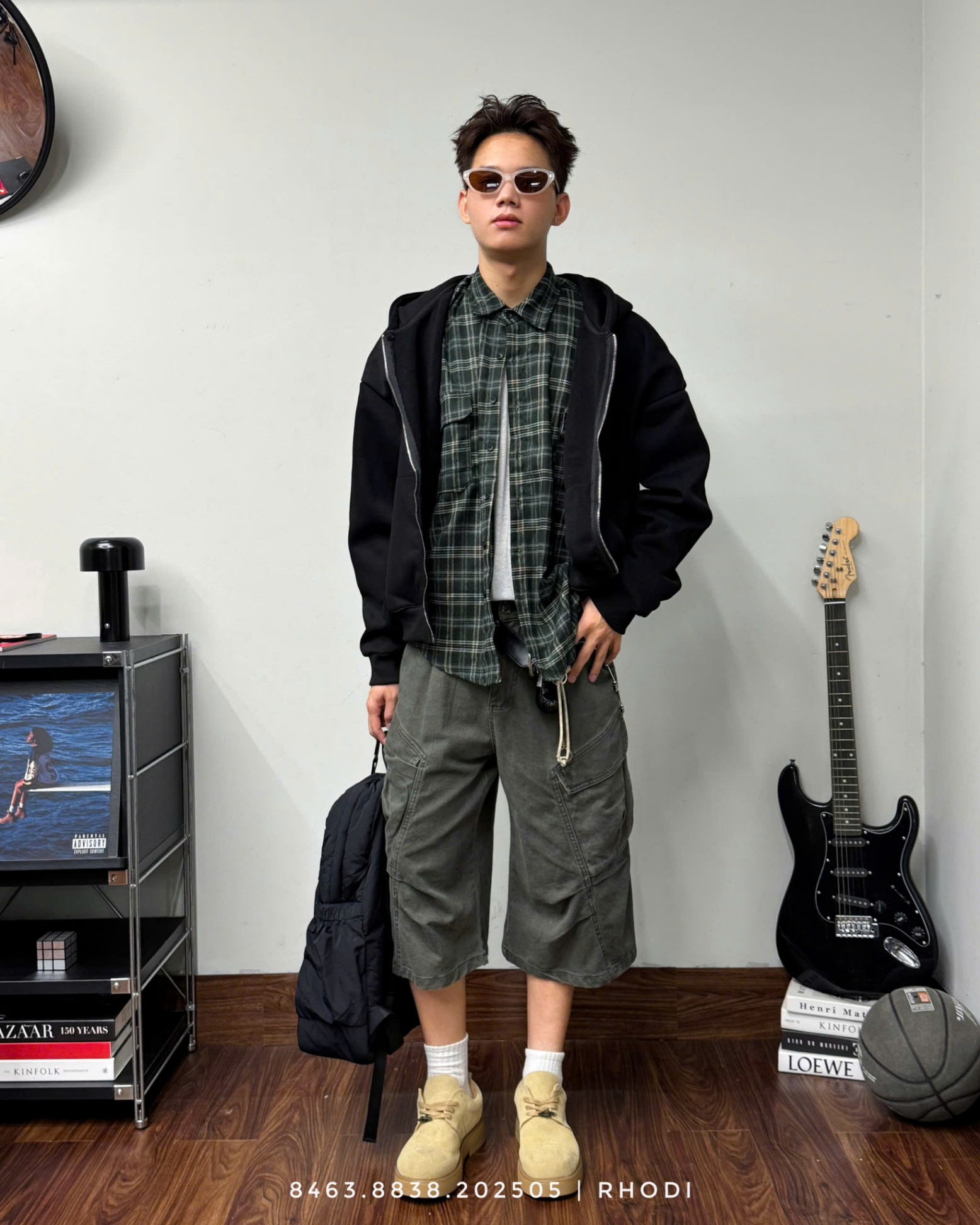 Khoác vạt caro 8463 QM