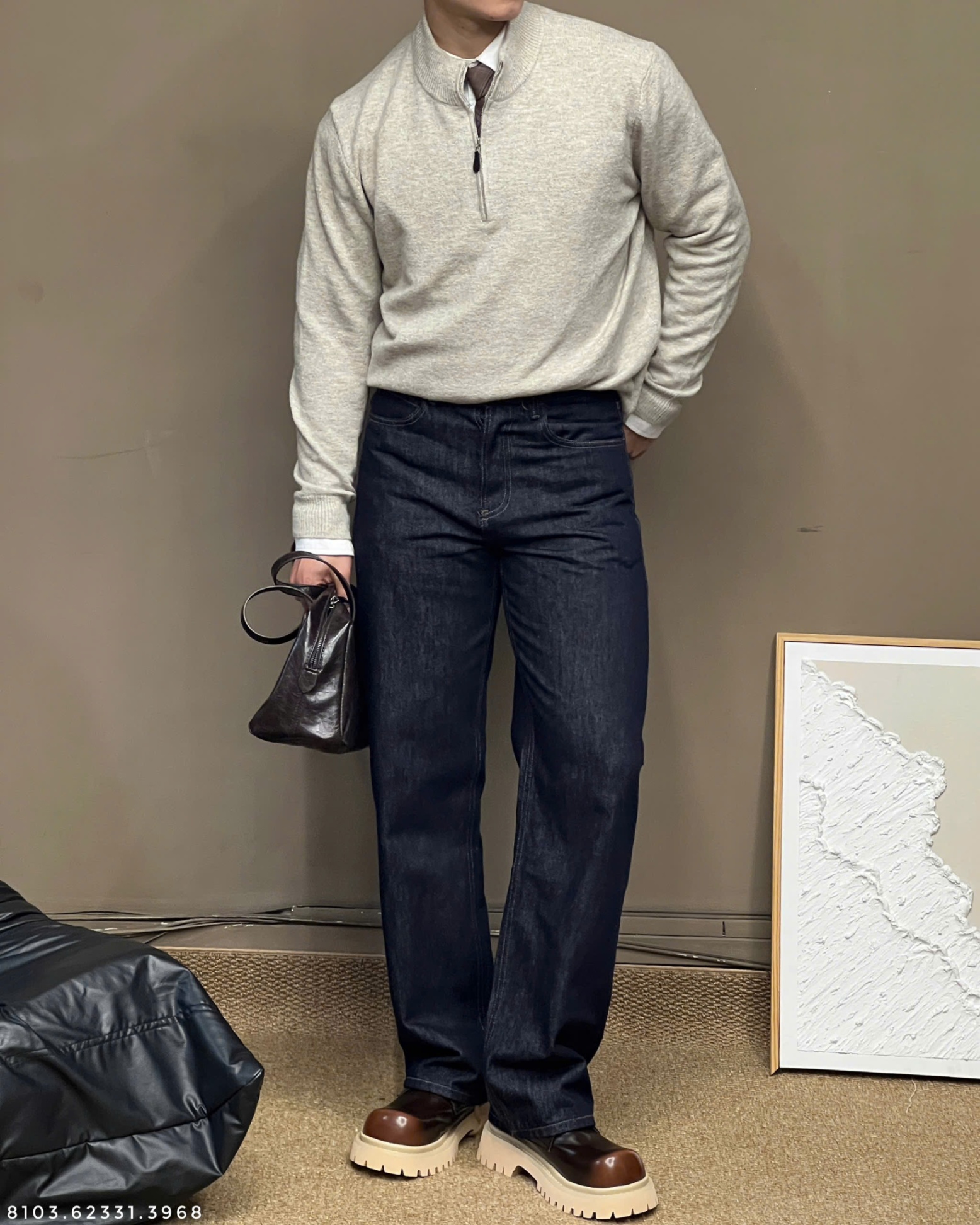 Quần jeans trơn 3968 ZC