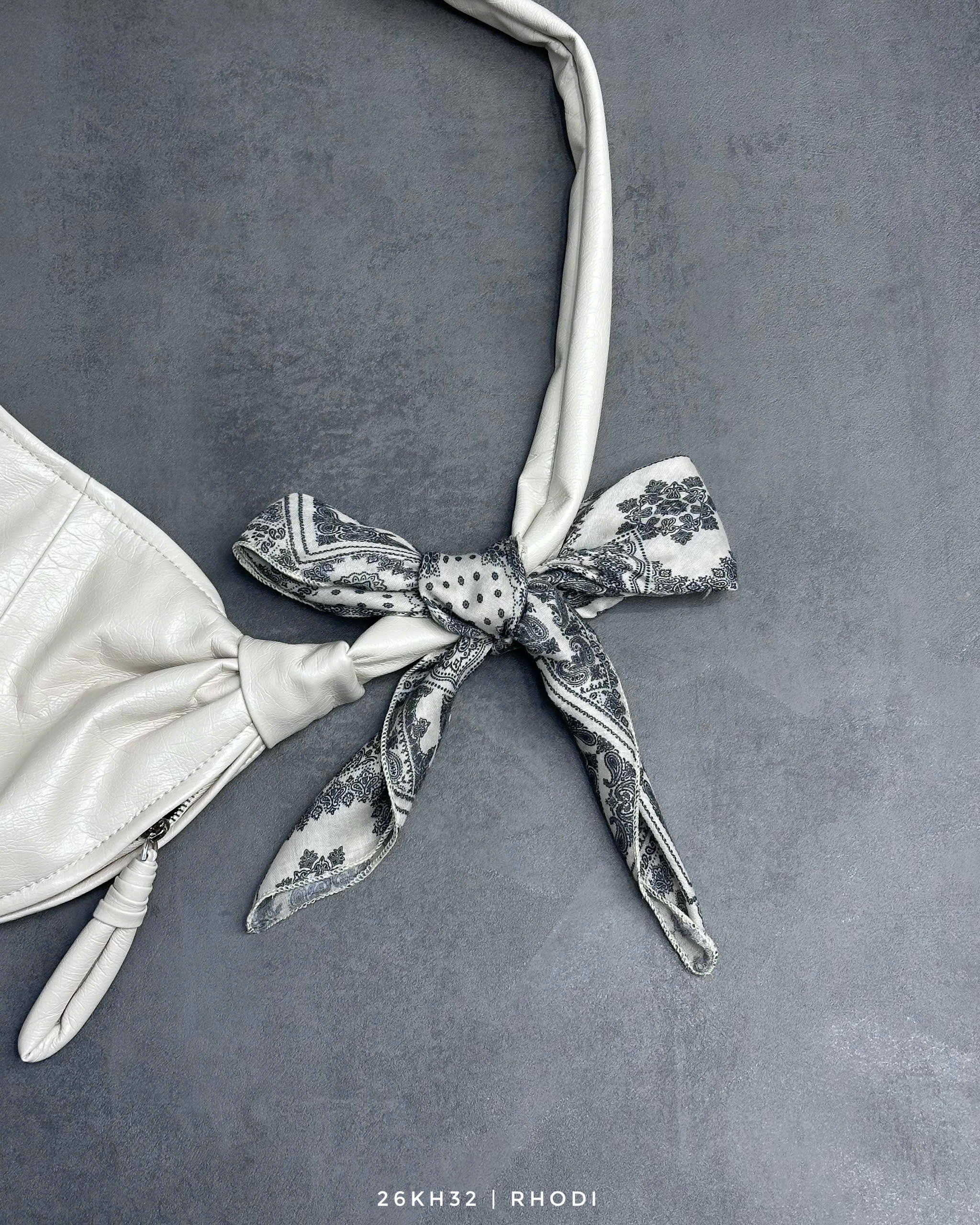 Khăn bandana TRẮNG 26KH32 BD