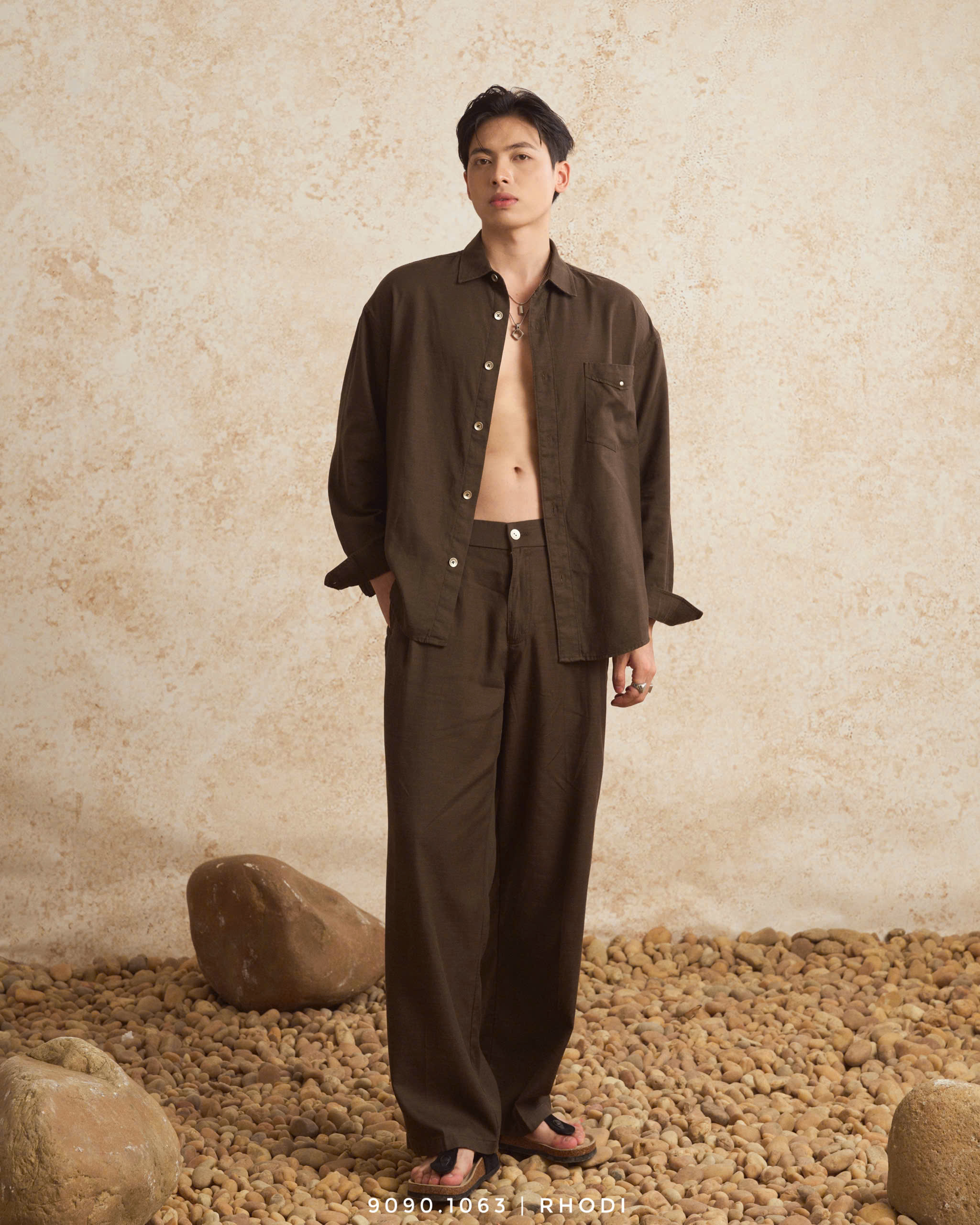 Quần linen suông 1063 SM