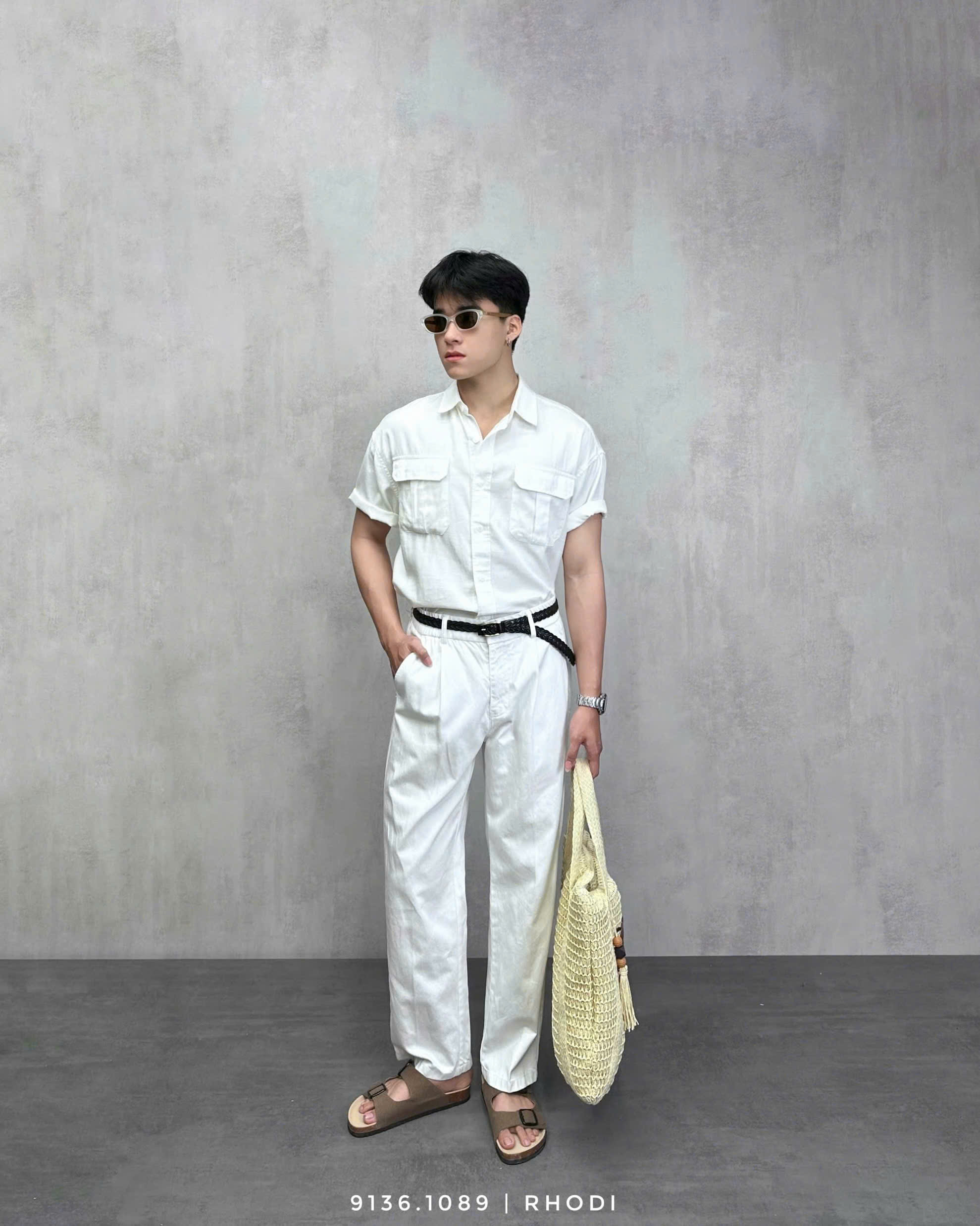 Quần linen trơn 1089 SM
