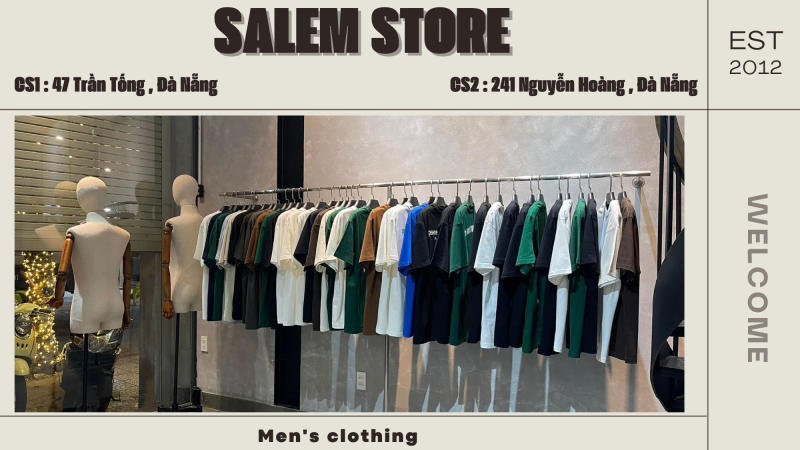 Salem Store là một địa chỉ thời trang nam mà giới trẻ đặc biệt yêu thích