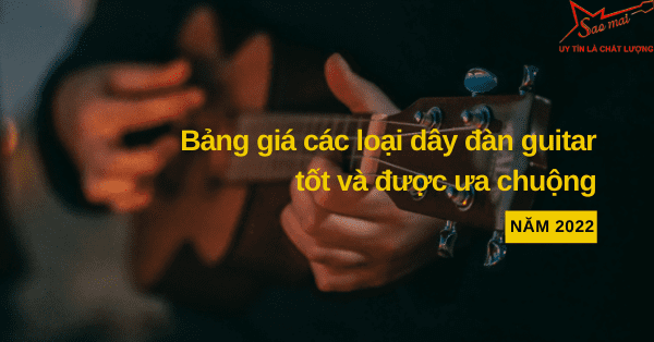 Bảng giá các loại dây đàn guitar tốt và được ưa chuộng năm 2022