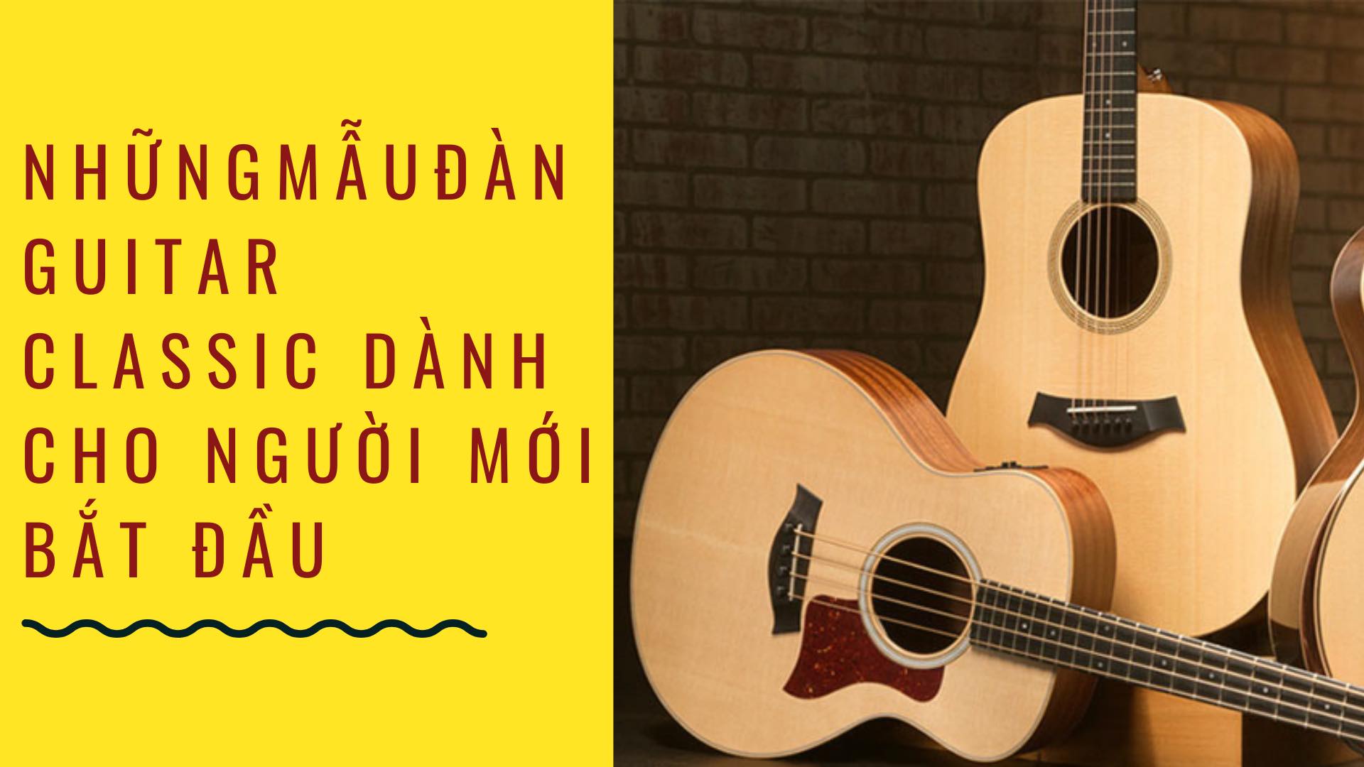 Những mẫu đàn guitar classic dành cho người mới bắt đầu