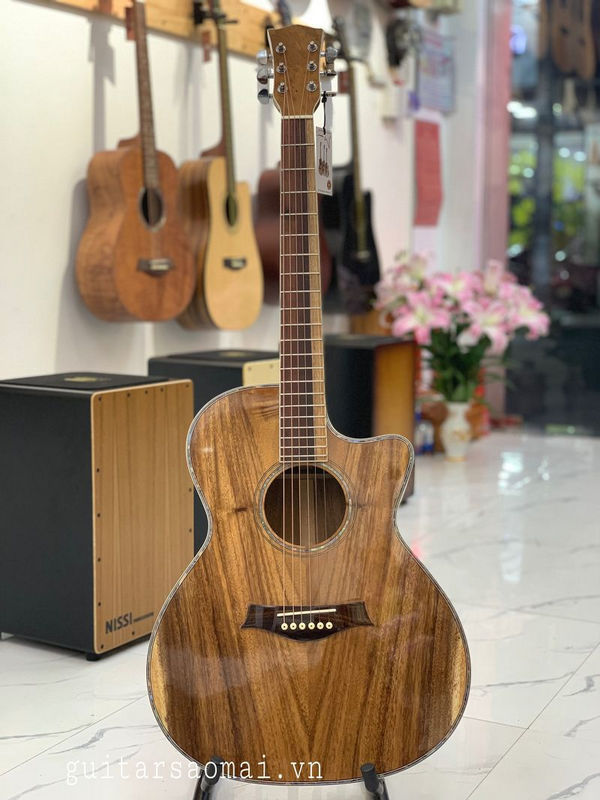 GUITAR ACOUSTIC FULL ĐIỆP VIỆT làm từ gỗ mahogany